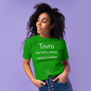 Nome do produtoT-Shirt Feminina Básica Cores I - Touro - Coleção Diversas