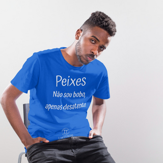 Nome do produtoT-Shirt Masculina Básica Cores I - Peixes - Coleção Diversas