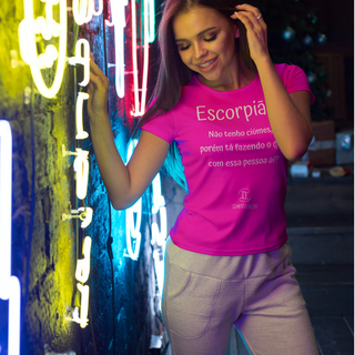 Nome do produtoT-shirt Feminina Básica Cores I - Escorpião - Coleção Diversas