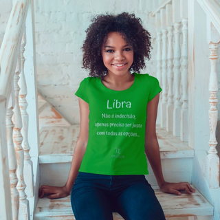 Nome do produtoT-shirt Feminina Básica Cores I - Libra - Coleção Diversas