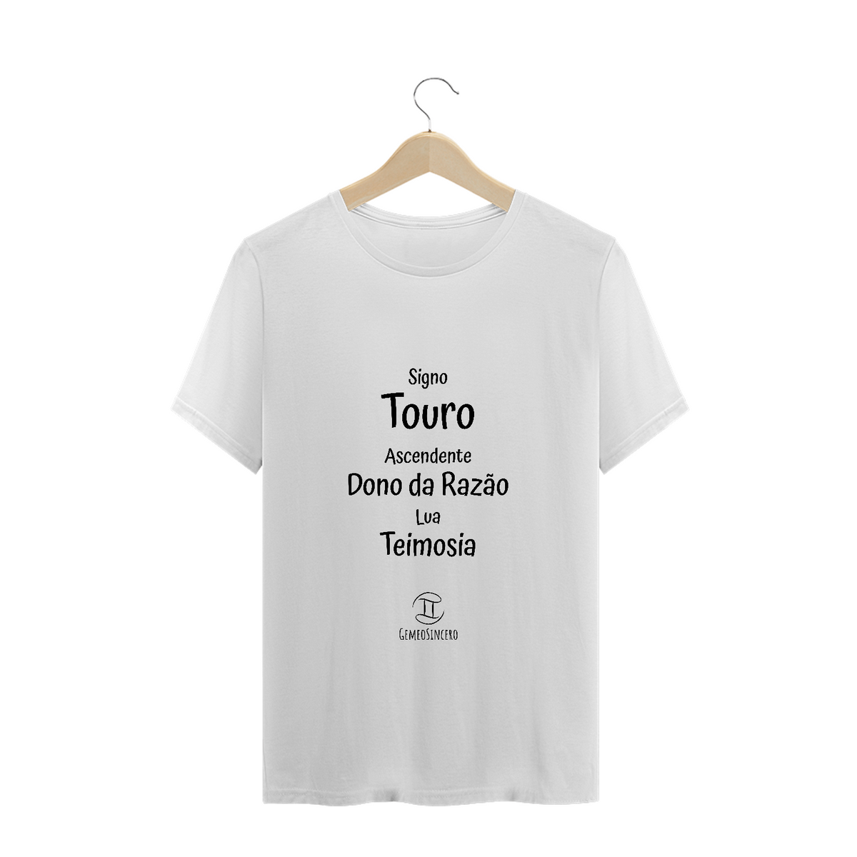 Nome do produto: T-Shirt Masculina Prime  Branca I - Touro - Coleção Ascendente