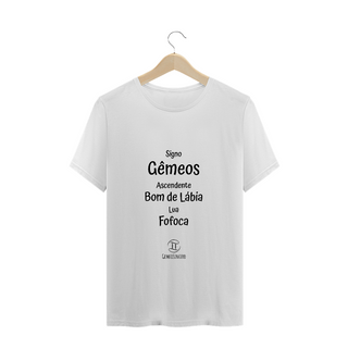 T-Shirt Masculina Prime  Branca I - Gêmeos - Coleção Ascendente