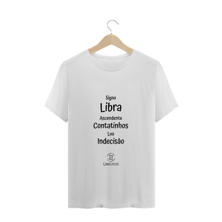 T-Shirt Masculina Prime  Branca I - Libra - Coleção Ascendente