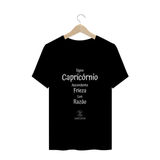 Nome do produtoT-Shirt Masculina Prime  Preta I - Capricórnio - Coleção Ascendente