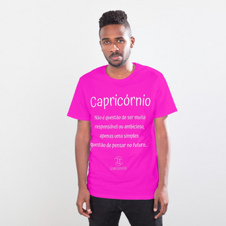 Nome do produtoT-Shirt Masculina Básica Cores I - Capricórnio - Coleção Diversas