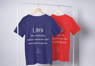 Nome do produtoT-Shirt Masculina Básica Cores I - Libra - Coleção Diversas