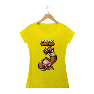 Nome do produtoT-Shirt Baby Long Mario vs DK