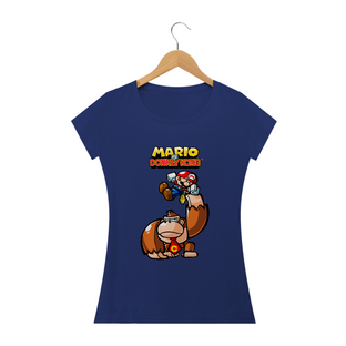 Nome do produtoT-Shirt Baby Long Mario vs DK