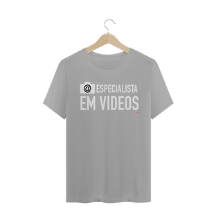 Nome do produtoCAMISETA ESPECIALISTA EM VÍDEOS 2