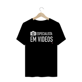 CAMISETA ESPECIALISTA EM VÍDEOS 2