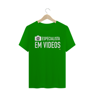 Nome do produtoCAMISETA ESPECIALISTA EM VÍDEOS 2