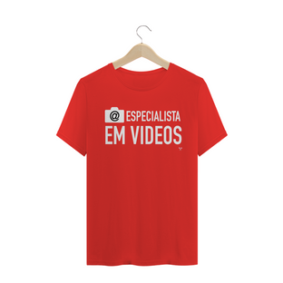 Nome do produtoCAMISETA ESPECIALISTA EM VÍDEOS 2