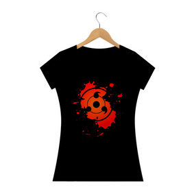 Camiseta feminina sharingan sunboss black