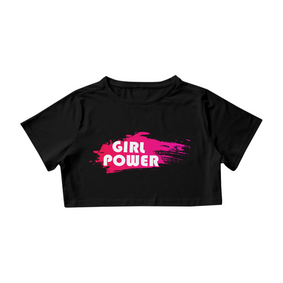 Cropped feminino Girl Power