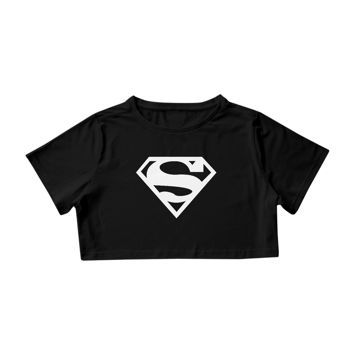 Nome do produtoCropped feminino white supergirl