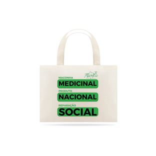 Nome do produtoEco Bag Verde e Preto - Medicinal, Nacional e Social