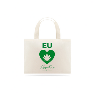 Eco Bag Verde - Eu amo AbraRio