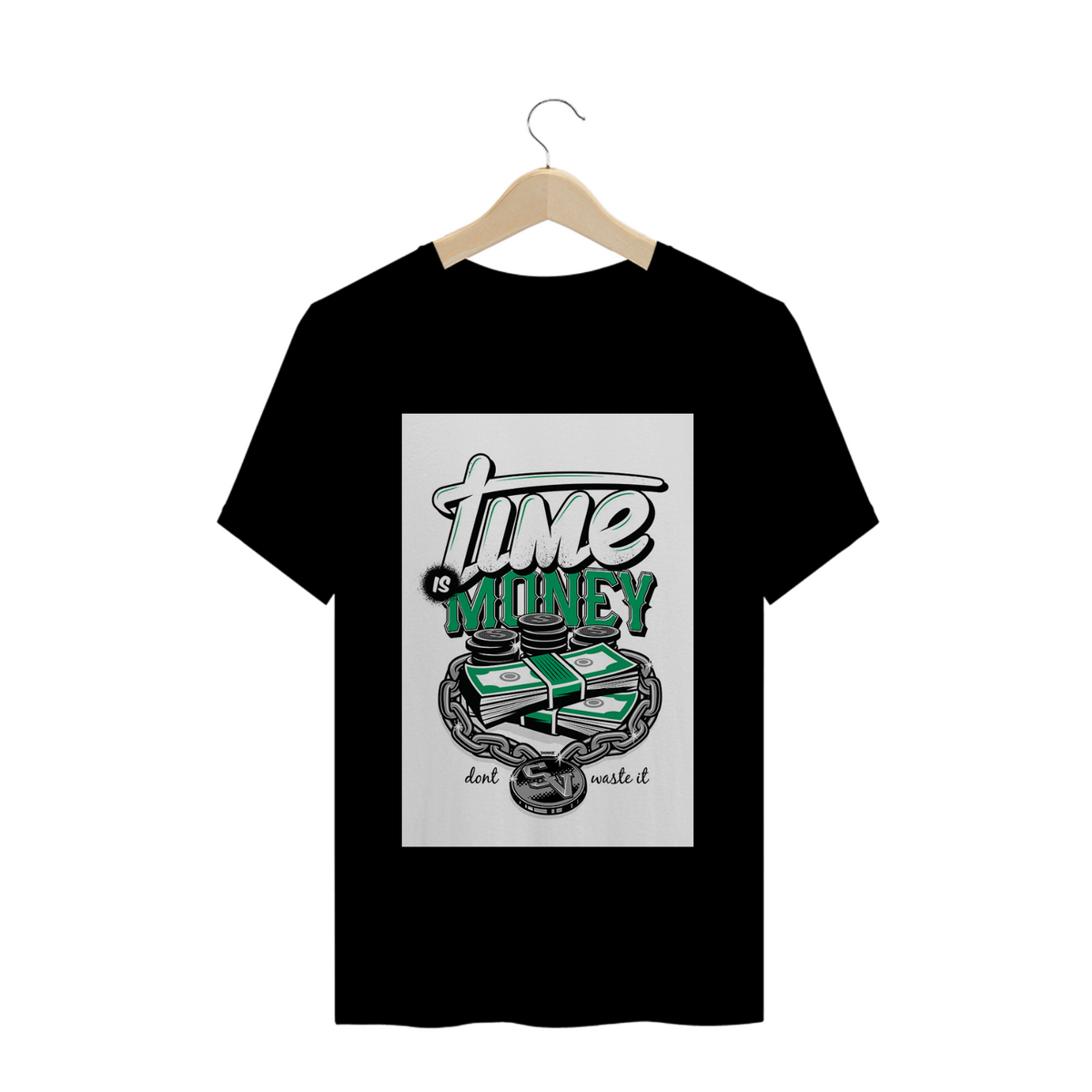 Nome do produto: Camiseta - Time is Money 