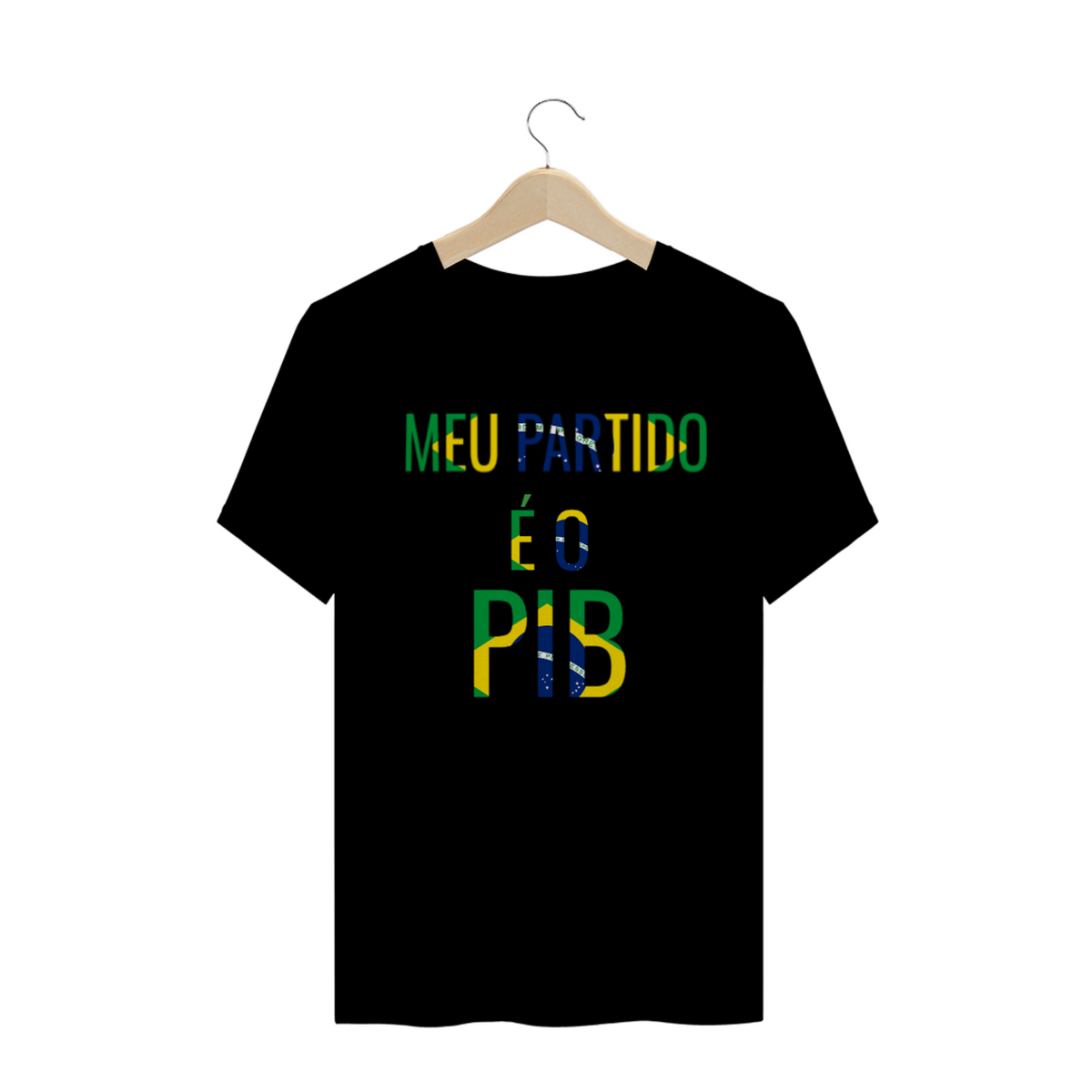 Nome do produto: Camiseta - Meu Partido é o PIB 