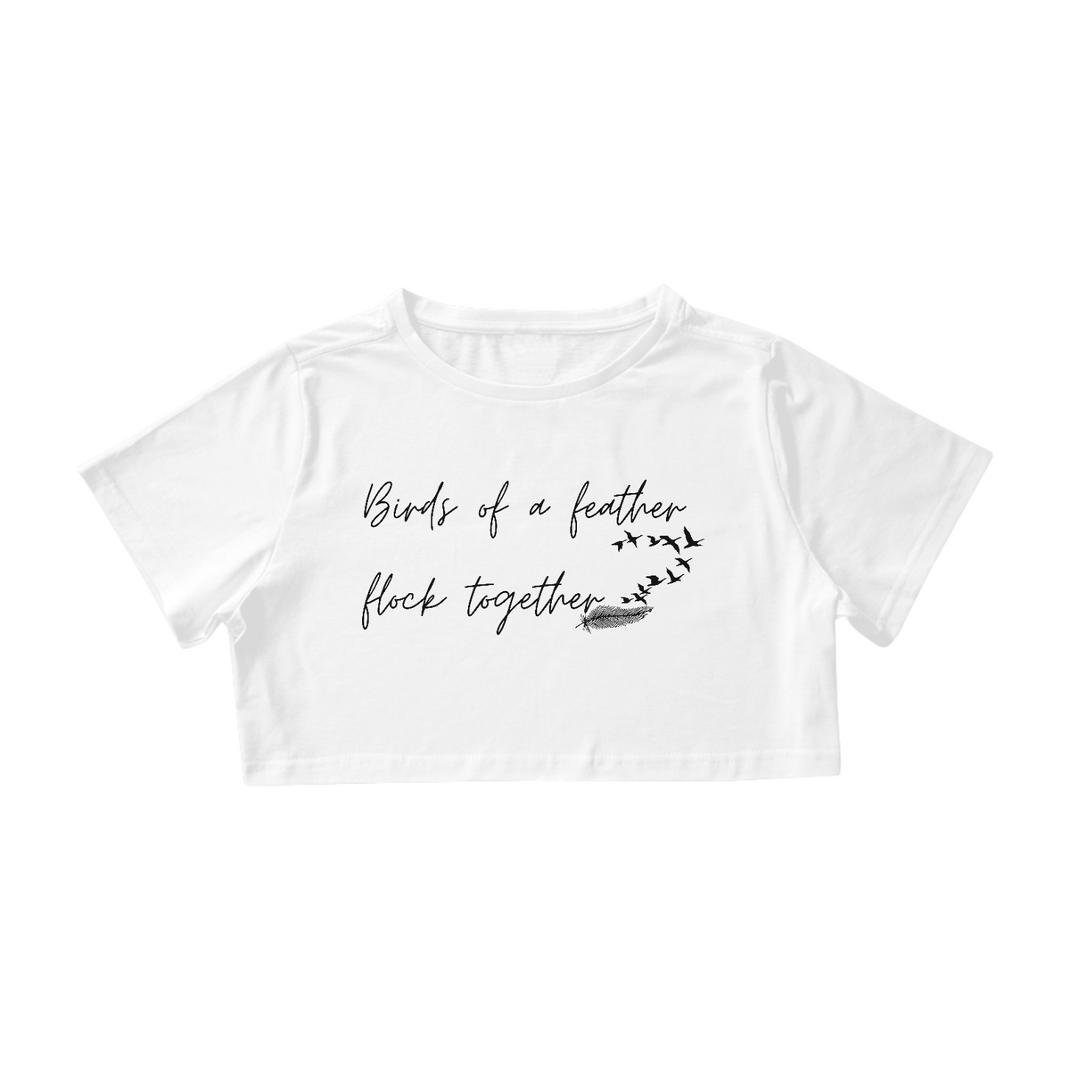 Nome do produto: birds of a feather cropped branco