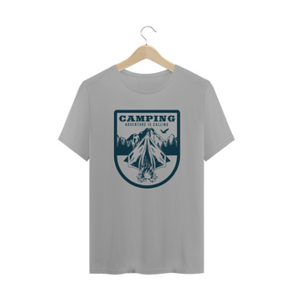 Nome do produtocamiseta masculina - camping,  a aventura te chama