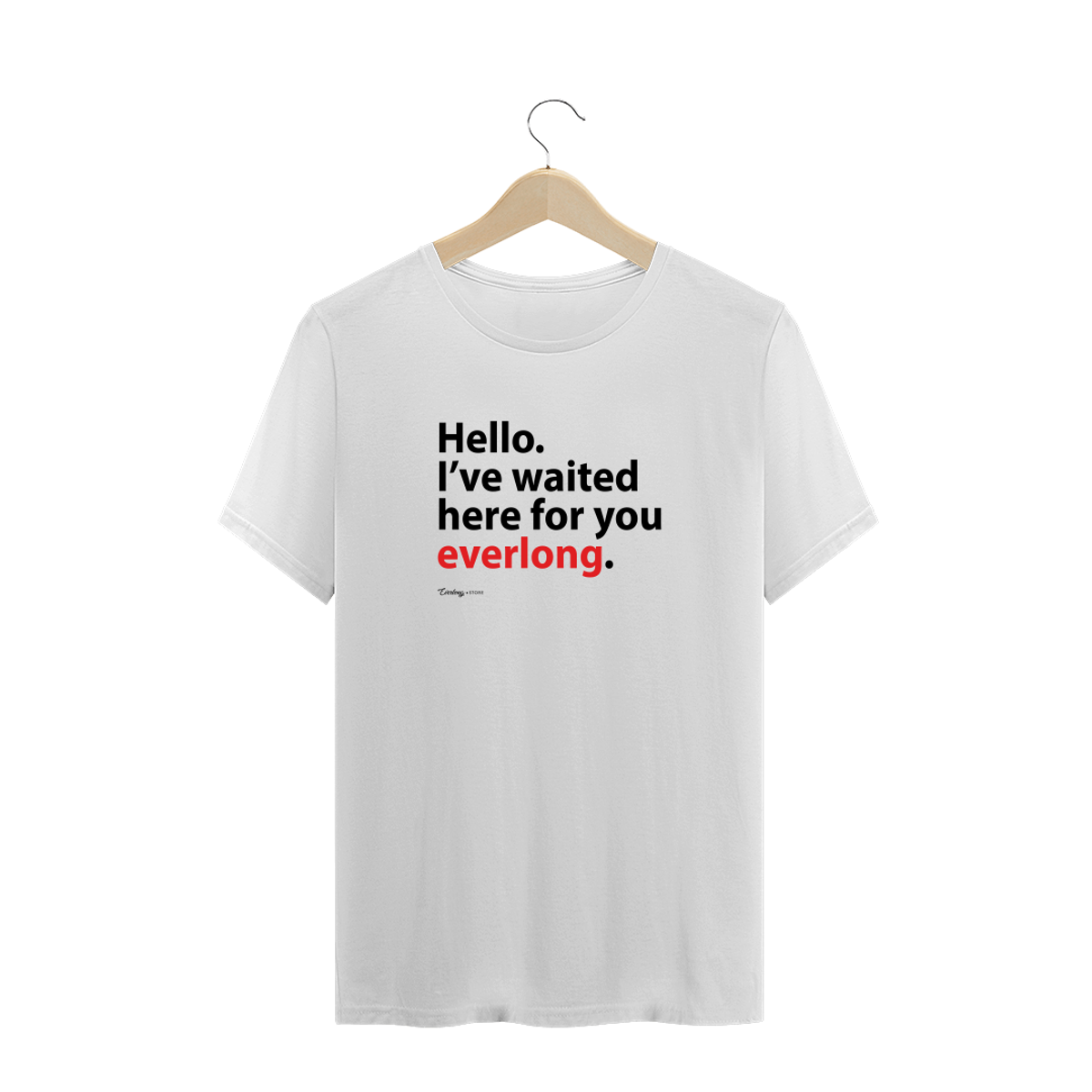 Nome do produto: Camiseta Plus Size - I\'ve waited here for you