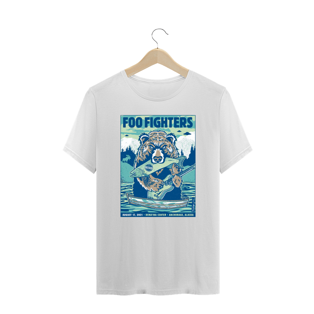 Nome do produto: Camiseta Plus Size - Anchorage, Alaska