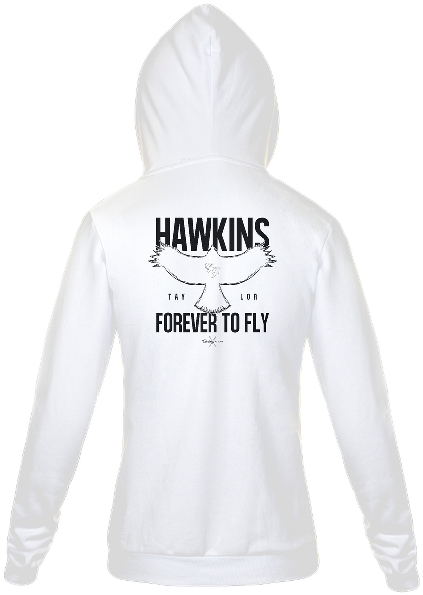Nome do produto: Moletom com Zíper - Hawkins Forever to Fly