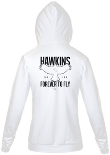 Nome do produtoMoletom com Zíper - Hawkins Forever to Fly