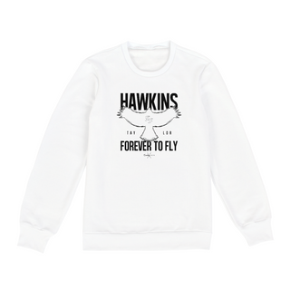 Nome do produtoMoletom Fechado - Hawkins Forever to Fly