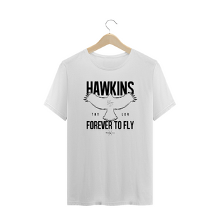Nome do produtoCamiseta Plus Size - Hawkins Forever to Fly