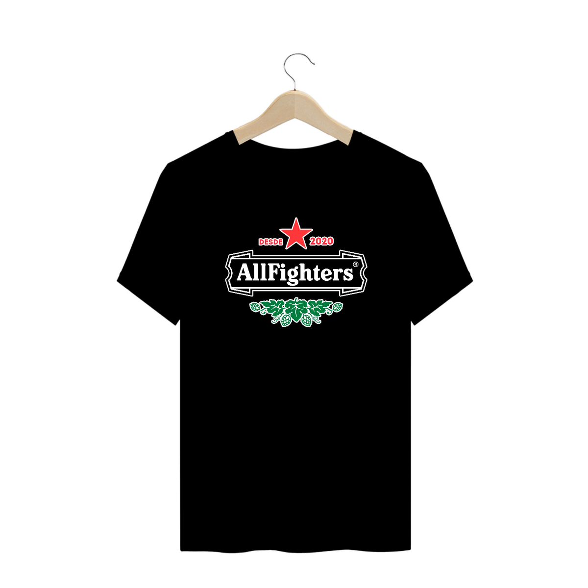 Nome do produto: Camiseta Plus Size - Heineken - AllFighters