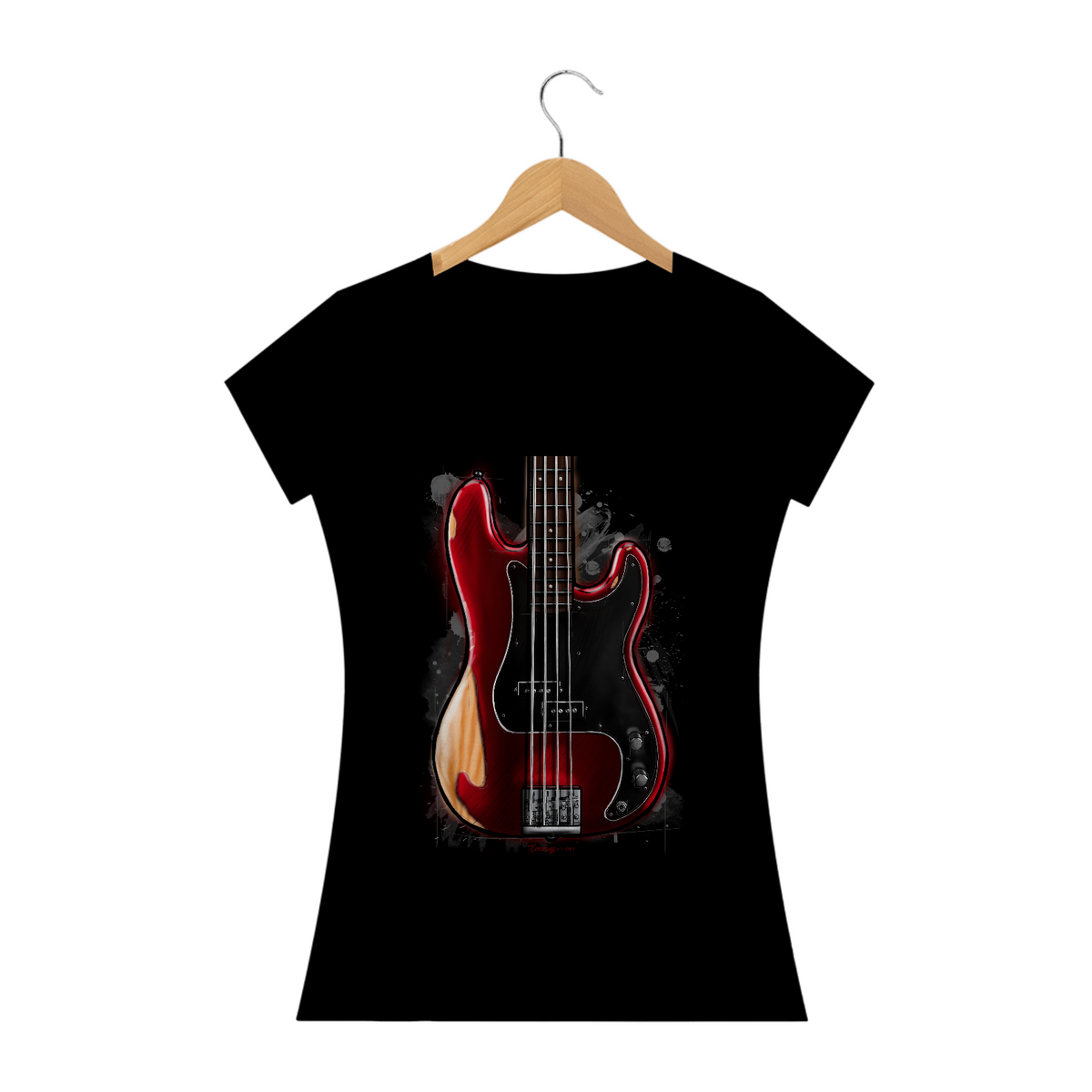 Nome do produto: Camiseta - Fender Nate Mendel Precision Bass
