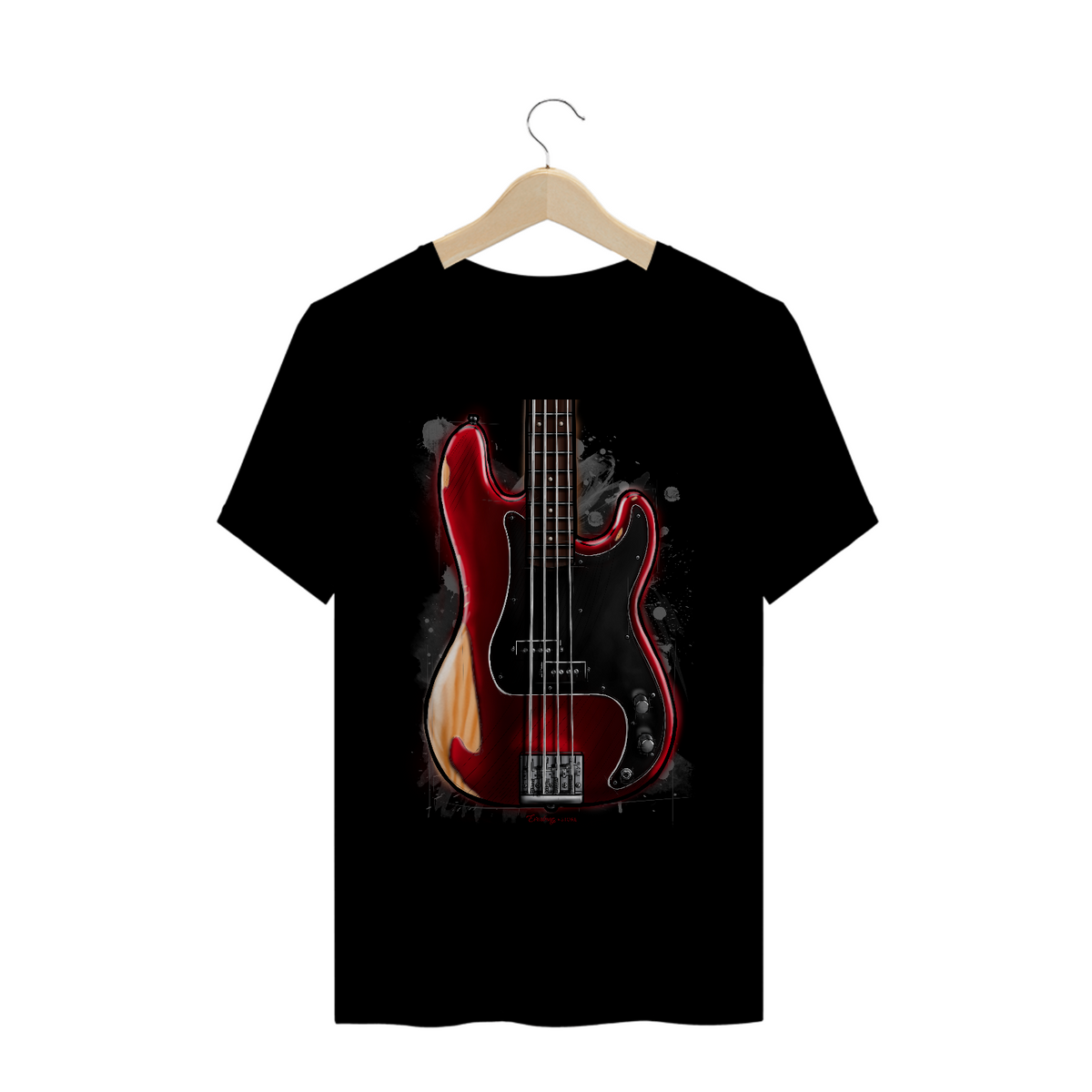 Nome do produto: Camiseta - Fender Nate Mendel Precision Bass
