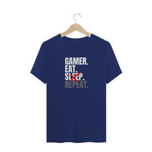 Nome do produtoGamer. eat, sleep, repeat camiseta gamer