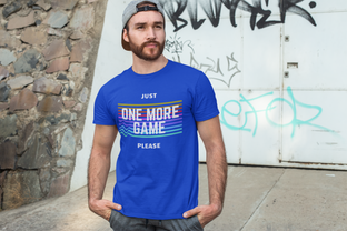 Nome do produtoJust one more game please, camiseta gamer