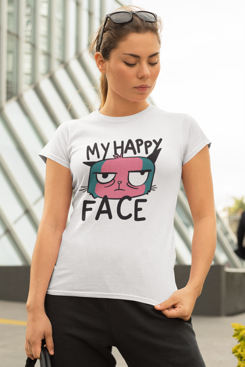 Nome do produtoMy happy Face - Camiseta Gamer