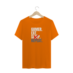 Nome do produtoGamer. eat, sleep, repeat camiseta gamer