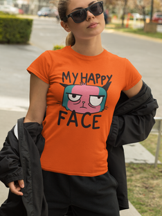Nome do produtoMy happy Face - Camiseta Gamer