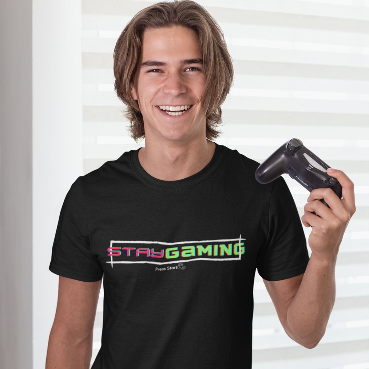 Nome do produtoStay Gaming - Camisa Gamer