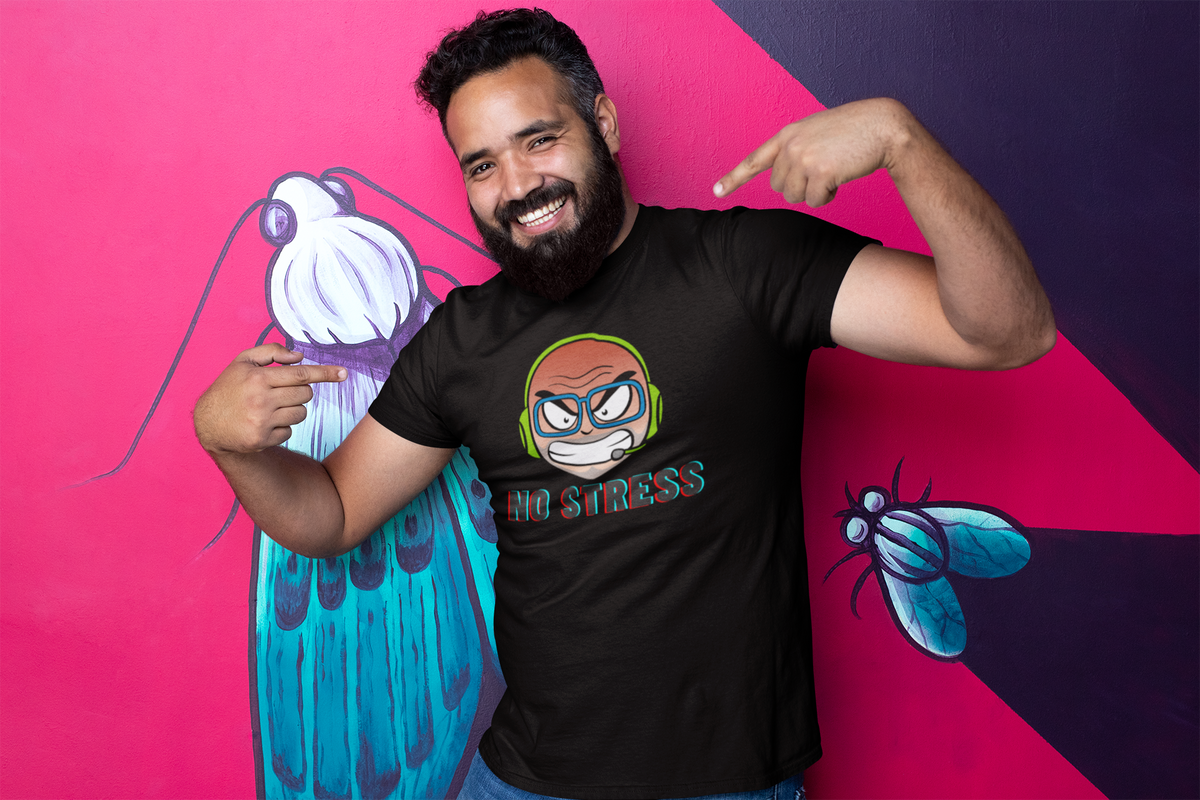 Nome do produtoNo Stress Camiseta Gamer