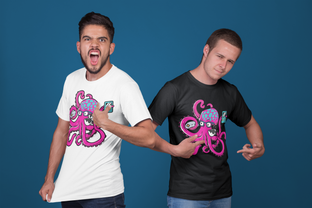 Nome do produtoLets play polvo - Camiseta Gamer