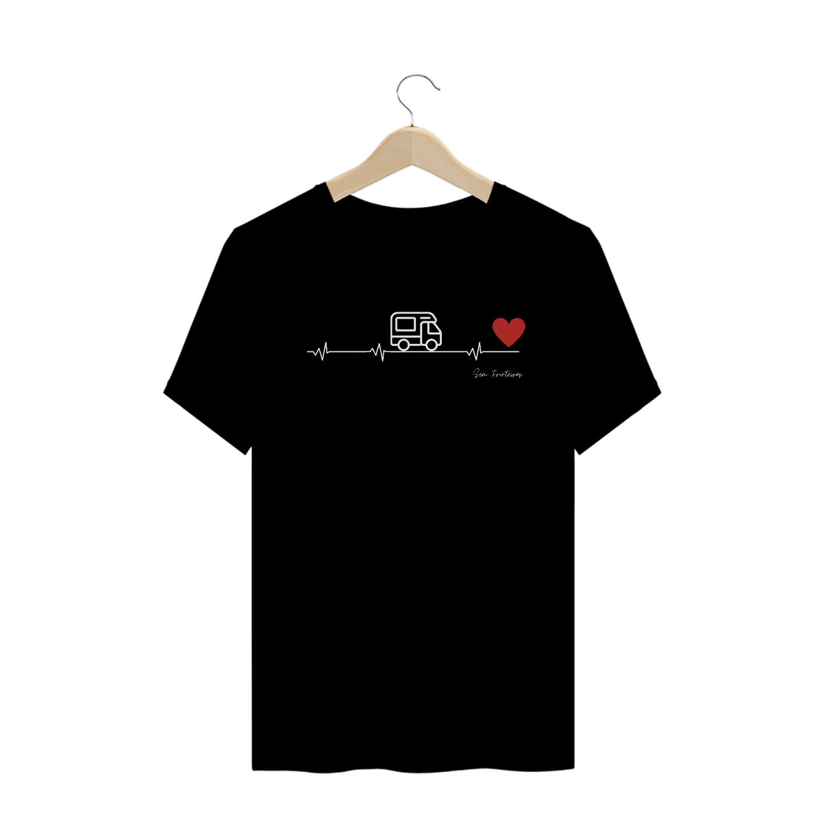 Nome do produtoCamiseta LOVE Escura - Sem Fronteiras