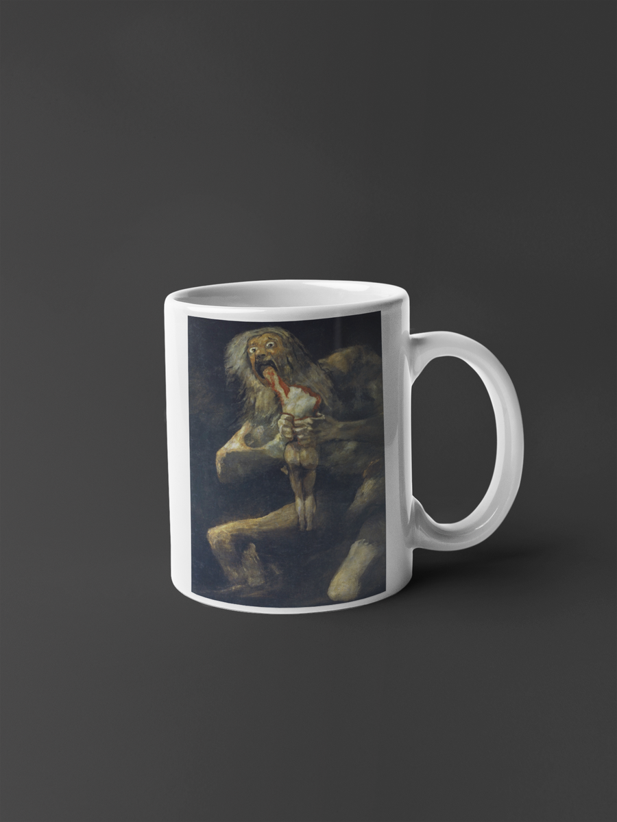 Nome do produto: Saturno Devorando Um de Seus Filhos - Francisco Goya - 1819