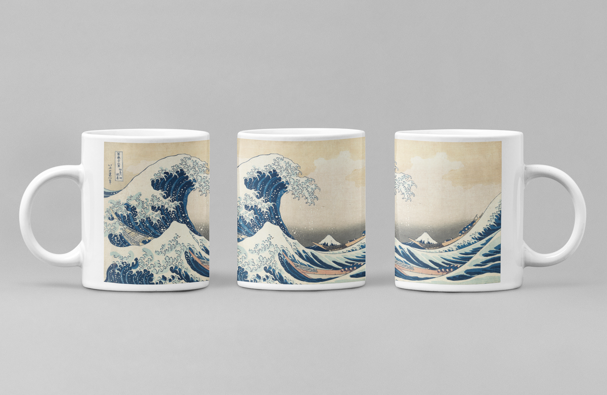 Nome do produto: A Grande Onda de Kanagawa - Katsushika Hokusai - 1831