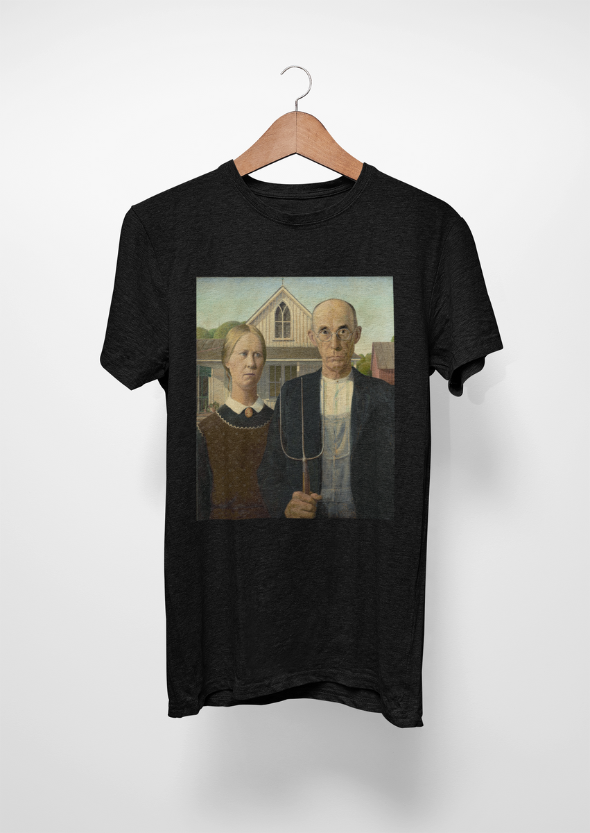 Nome do produto: Premium - American Gothic - Grant Wood - 1930