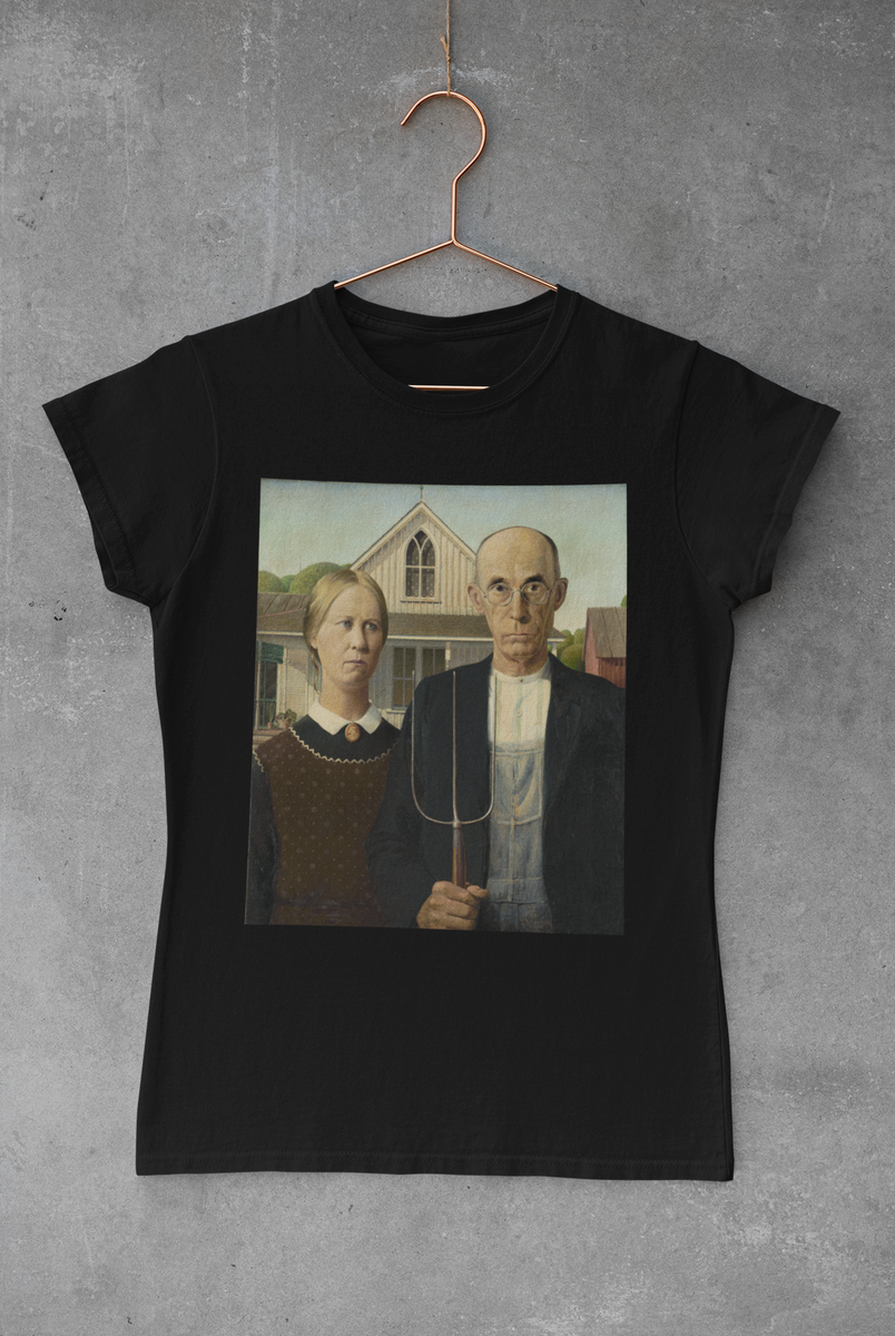 Nome do produto: Premium - American Gothic - Grant Wood - 1930