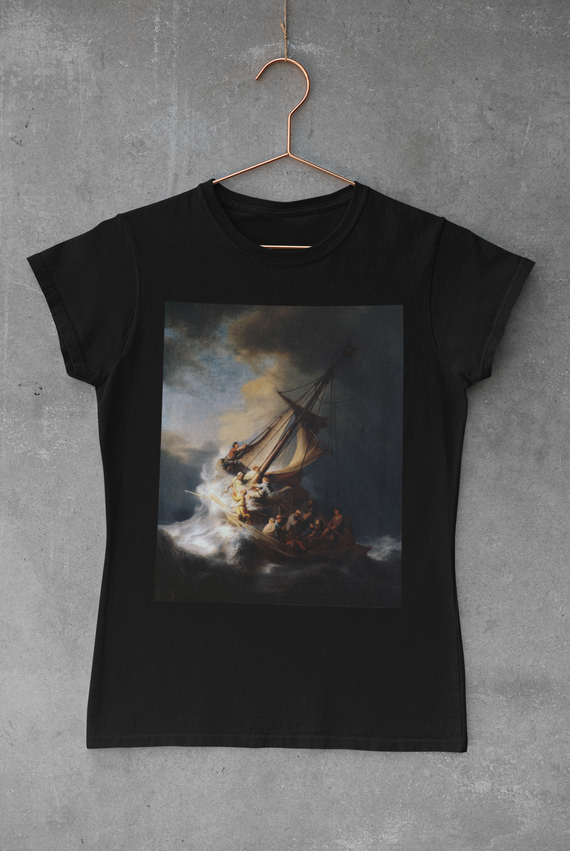 Premium - Tempestade no Mar da Galileia - Rembrandt - 1633