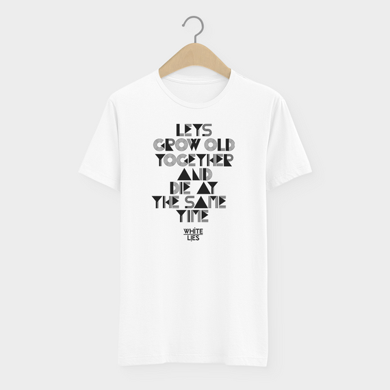 Camiseta White Lies To Lose My Life Indie Post Punk  