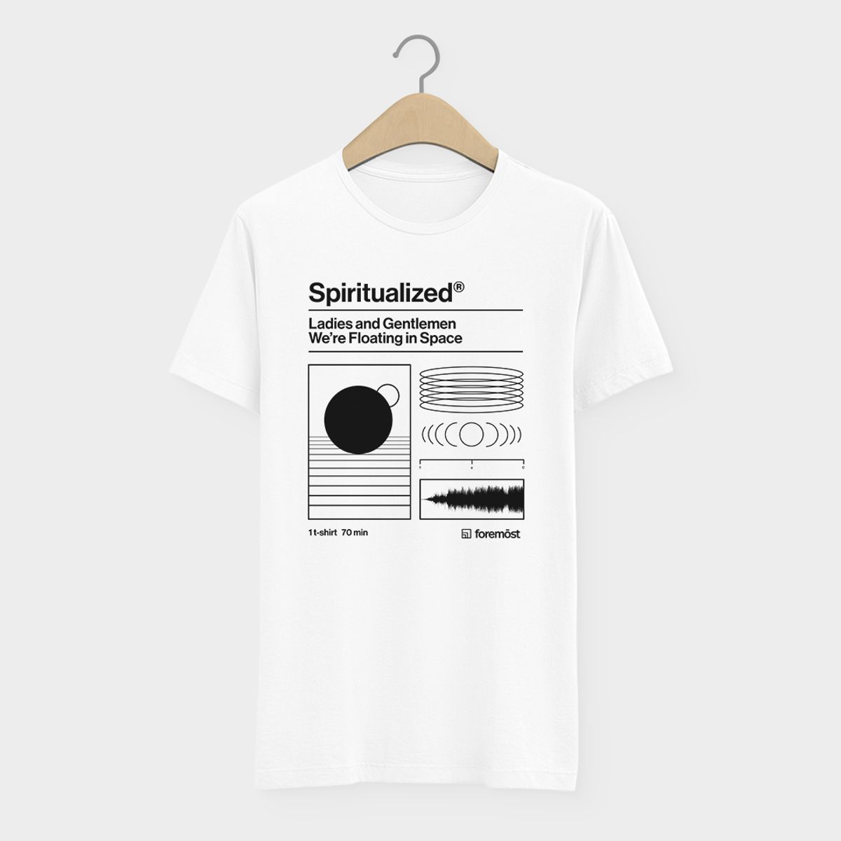Nome do produto: Camiseta Spiritualized  Ladies and Gentlemen We Are Floating in Space
